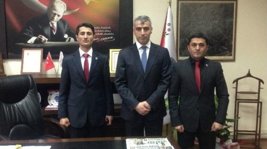 Kars &Uuml;lk&uuml; Ocakları Y&ouml;netimi Emniyet M&uuml;d&uuml;r&uuml;n&uuml; Ziyaret Etti