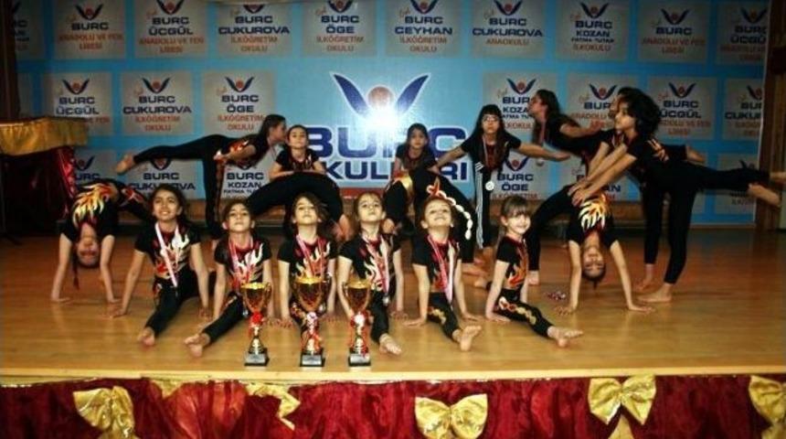 Bur&ccedil; &Ouml;ğrencilerine Cimnastikte 16 Madalya
