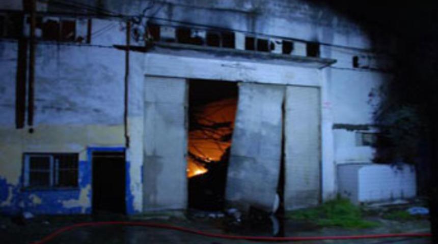 Aydın'da alevli gece