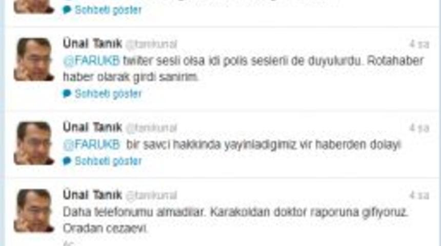 Gazeteci &Uuml;nal Tanık G&ouml;zaltına Alındı