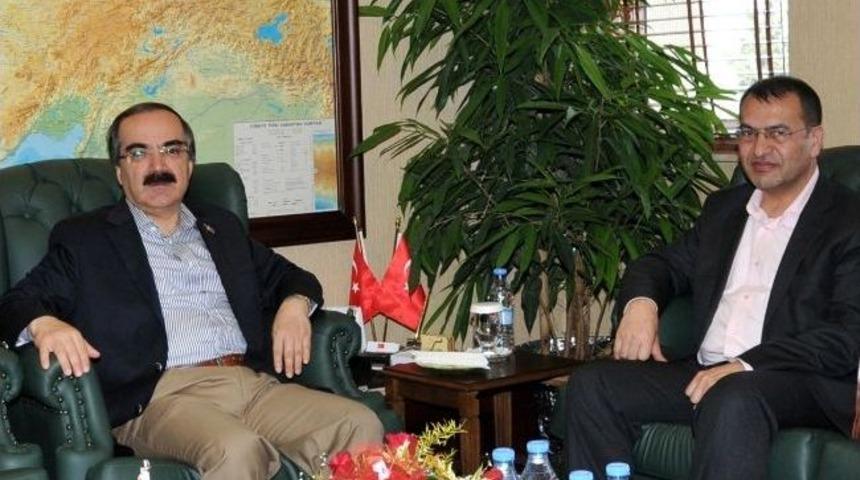 Tanık&rsquo;tan Vali Coş&rsquo;a Ziyaret