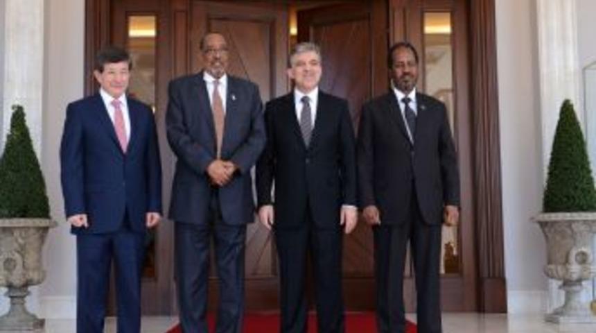 Cumhurbaşkanı G&uuml;l, Somali Ve Somaliland Cumhurbaşkanlarını Kabul Etti