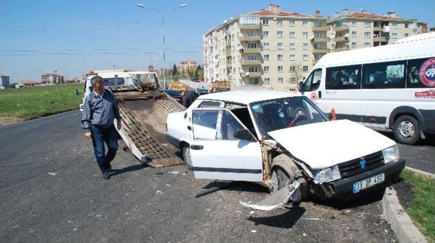 &Ccedil;orlu`da Kaza 1 Yaralı