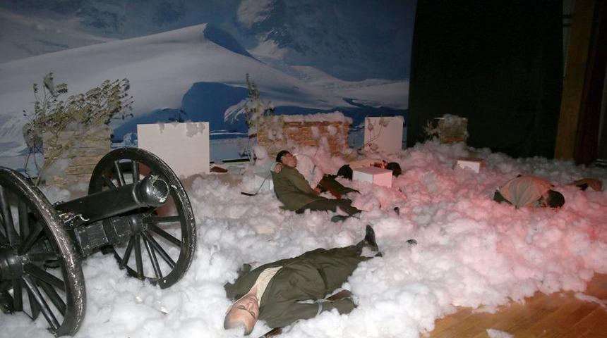 Talaslı Gen&ccedil;lerin Duygulandıran Sarıkamış Oyunu