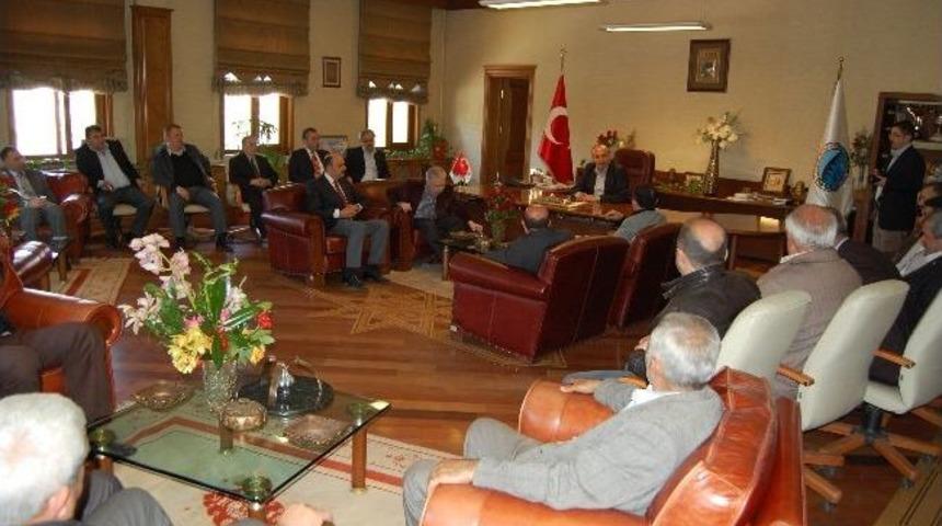 Milletvekili K&ouml;yl&uuml;'den, Arslan'a Hayırlı Olsun Ziyareti