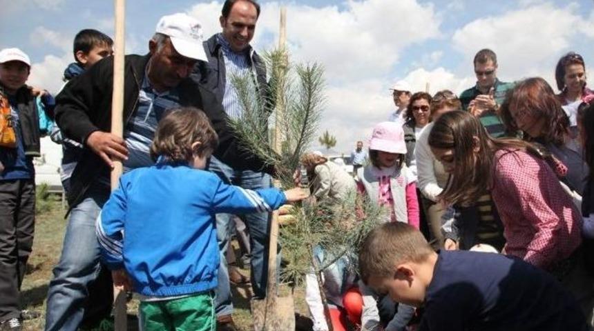 Sel&ccedil;uklu&rsquo;da 10 Bin Fidan Fidan Toprakla Buluştu