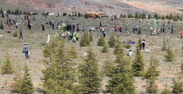 Selçuklu’da 10 Bin Fidan Fidan Toprakla Buluştu