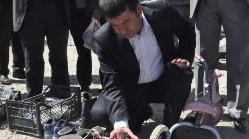 Milletvekili Ağbaba, İkinci El Eşya Pazarını Ziyaret Etti