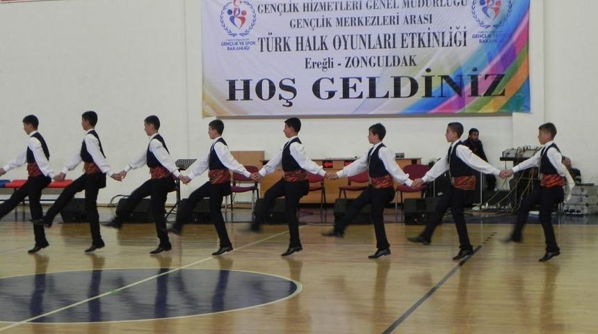 Ereğli&rsquo;de T&uuml;rk Halk Oyunları Yarışmaları