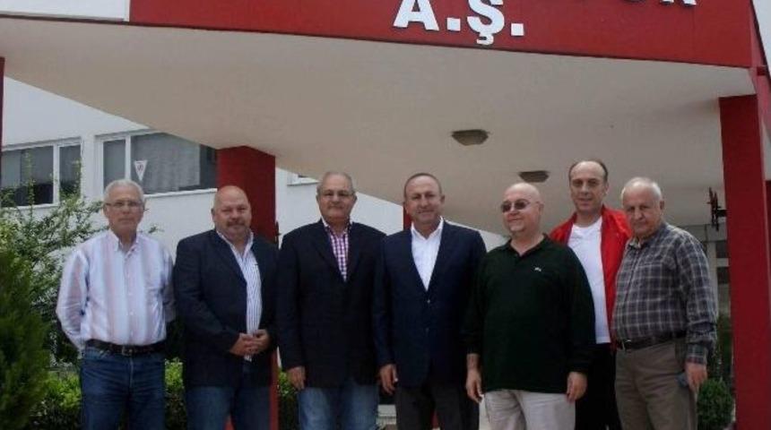 Ak Parti Genel Başkan Yardımcısı &Ccedil;avuşoğlu&rsquo;ndan Antalyaspor&rsquo;a Ziyaret