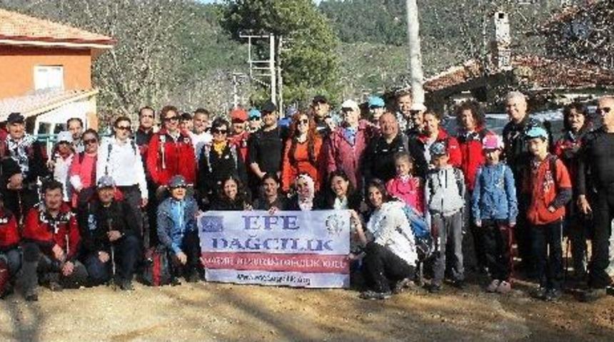 &Ouml;demiş Efe Dağcılık&rsquo;tan G&ouml;lc&uuml;k Manzaralı Doğa Y&uuml;r&uuml;y&uuml;ş&uuml;