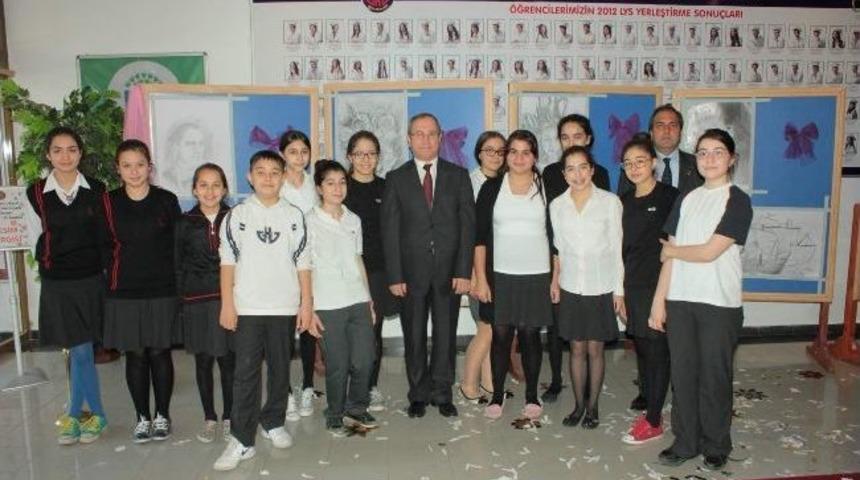 Gkv&rsquo;de 23 Nisan Konulu Karma Resim Sergisi