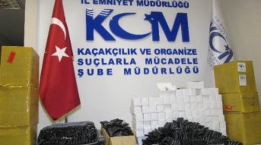 Samsun'da 5 Bin 430 Adet Ka&ccedil;ak Elektronik Sigara Ele Ge&ccedil;ti