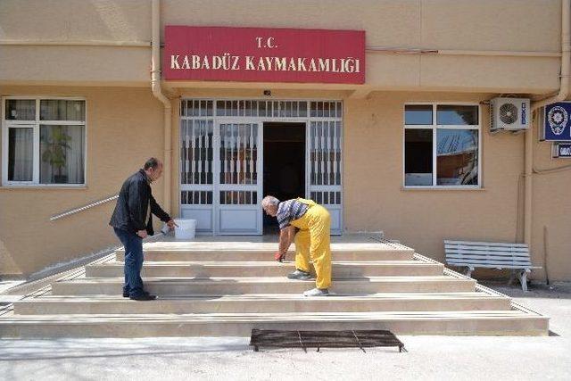 Kaymakamlıkta Tadilat Çalışmaları Tamam