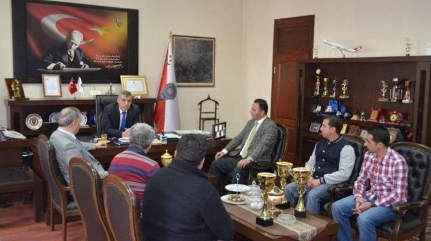 Polis G&uuml;c&uuml;spor Hocalarından Emniyet M&uuml;d&uuml;r&uuml;ne Ziyaret