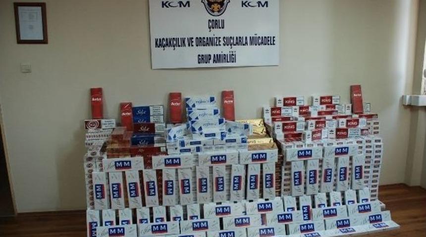 &Ccedil;orlu Kom Ekipleri Ka&ccedil;ak Sigaraya Ge&ccedil;it Vermiyor