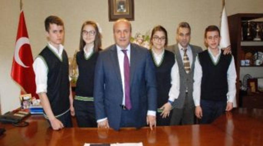 A&ouml;l &Ouml;ğrencilerinden Arslan'a Teşekk&uuml;r Ziyareti