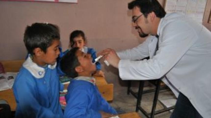 Okullarda sağlık taraması yapıldı