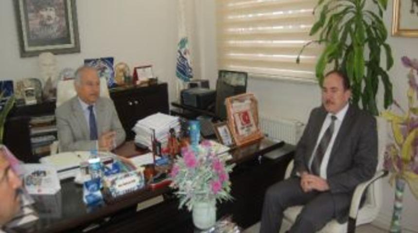 Lapseki M&uuml;ft&uuml;s&uuml; Belediye Başkanı Ekim&rsquo;i Ziyaret Etti