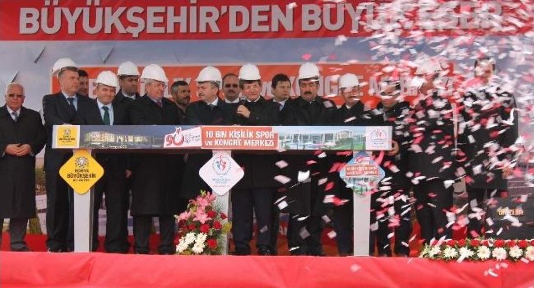Konya&rsquo;da 10 Bin Kişilik Spor Ve Kongre Merkezi&rsquo;nin Temeli Atıldı