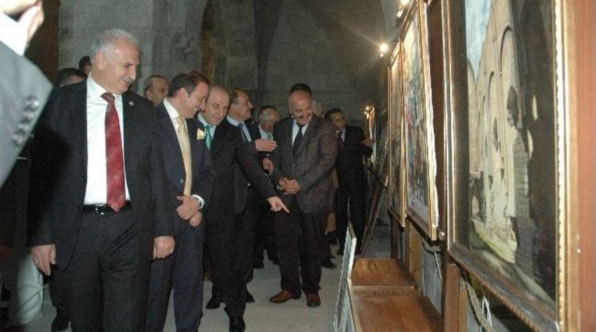 Erzurum&rsquo;da T&uuml;rkmen Ressamların Fır&ccedil;asından Resim Sergisi