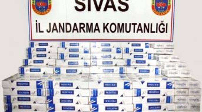 Sivas&rsquo;ta Ka&ccedil;ak Sigara Operasyonu