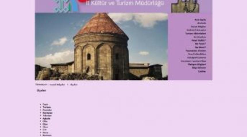 K&uuml;lt&uuml;r M&uuml;d&uuml;rl&uuml;ğ&uuml; Web Sayfasında İl&ccedil;eler Unutuldu