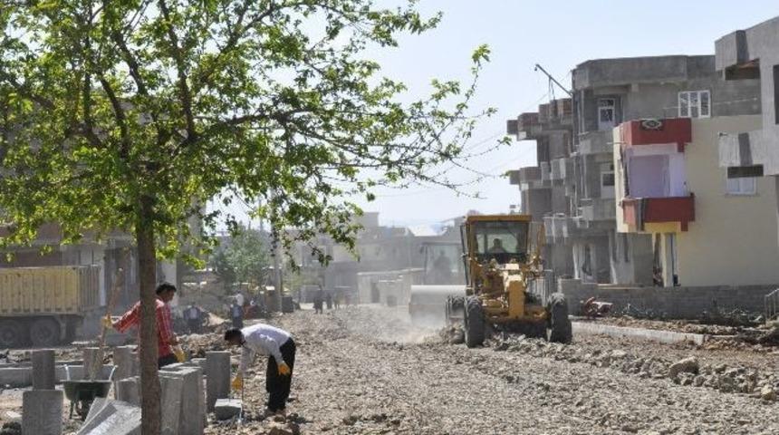 Siverek Belediyesi'nden Parke Yol &Ccedil;alışmaları