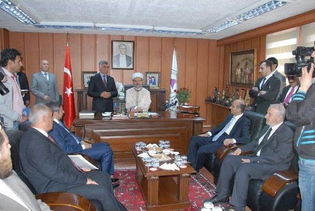 Diyanet İşleri Başkanı Görmez’den Başkan Büyükaslan’a Ziyaret