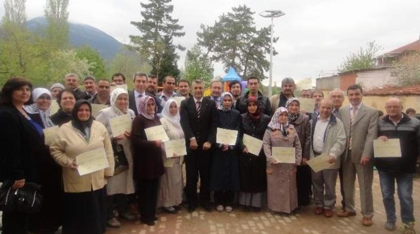 Arıcılar Sertifikalarını T&ouml;renle Aldı