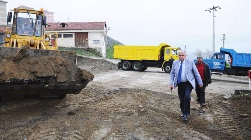Tosya’da Menderes Caddesi'ne İlk Kazma Vuruldu
