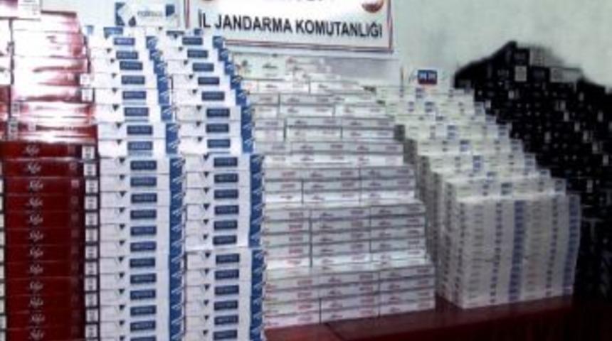 Jandarmadan Ka&ccedil;ak Sigara Operasyonu