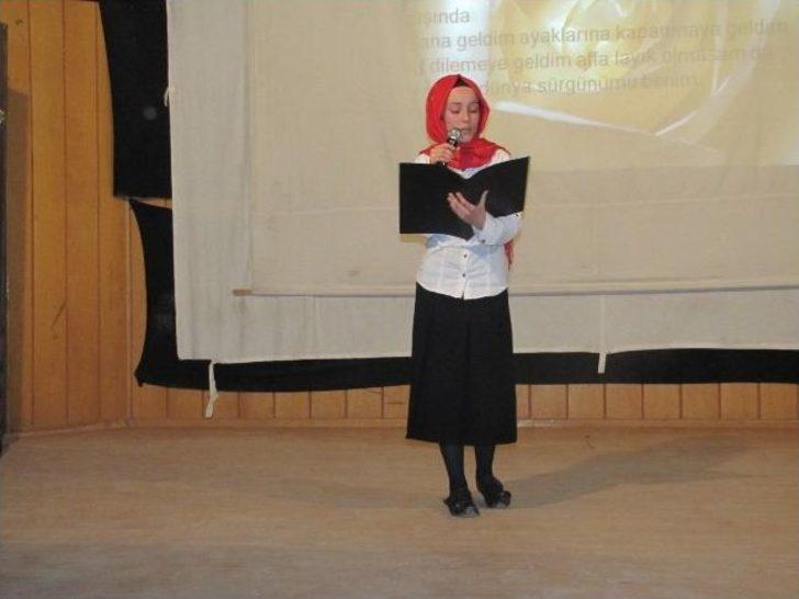 Hisarcık İmam Hatip Lisesi Öğrencilerinden Kutlu Doğum Haftası Programı G5