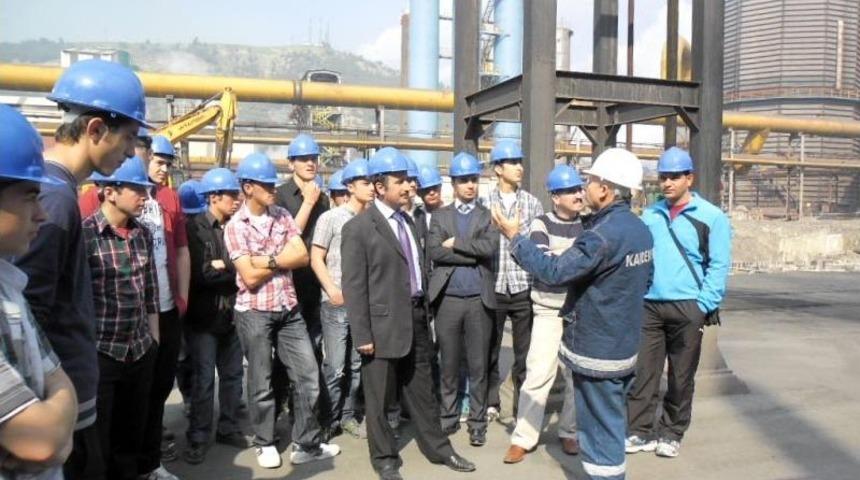 &Ouml;ğrenciler, KARDEMİR'i Gezdi