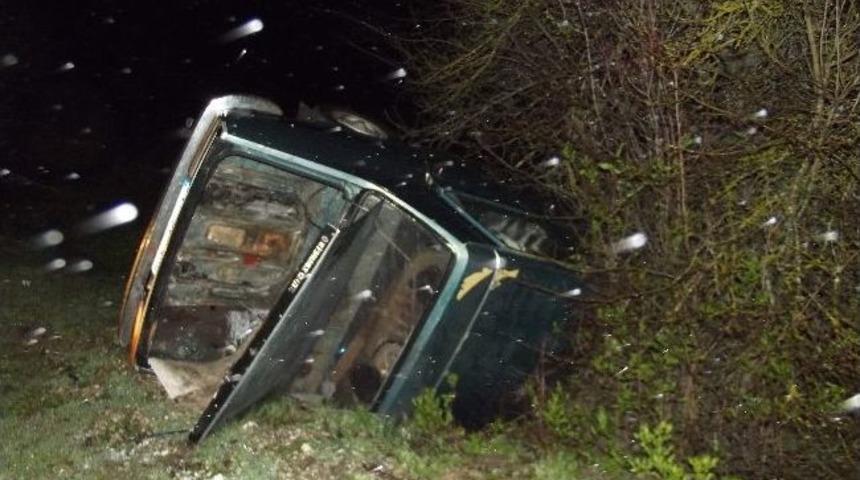 K&uuml;re'de Trafik Kazaları: 2 Yaralı