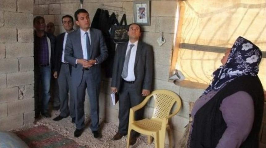 Kaymakam Keklik Yardıma Muhta&ccedil; Aileleri Ziyaret Ediyor