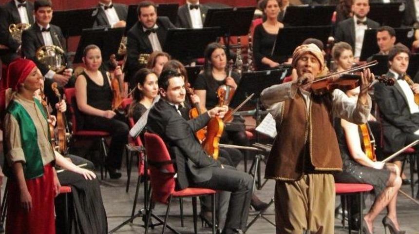 &ldquo;keloğlan Senfoni&rsquo;de&rdquo; G&ouml;sterisi &Ccedil;ocuklarla Buluştu