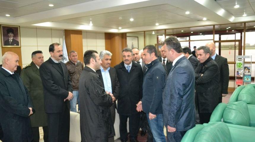 Bakan Kılıç’a Yağmur Altında Karşılama Töreni Düzenlendi