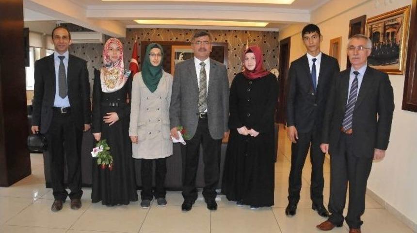 İmam Hatip Lisesinden Belediye Başkanı Akdoğan'a Ziyaret