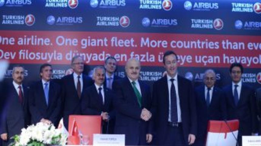 THY Ile Airbus'tan Tarihi Imza