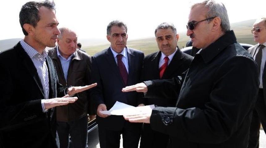 Vali Karaloğlu, Tekstil Kent İnşaat Alanında İncelemelerde Bulundu