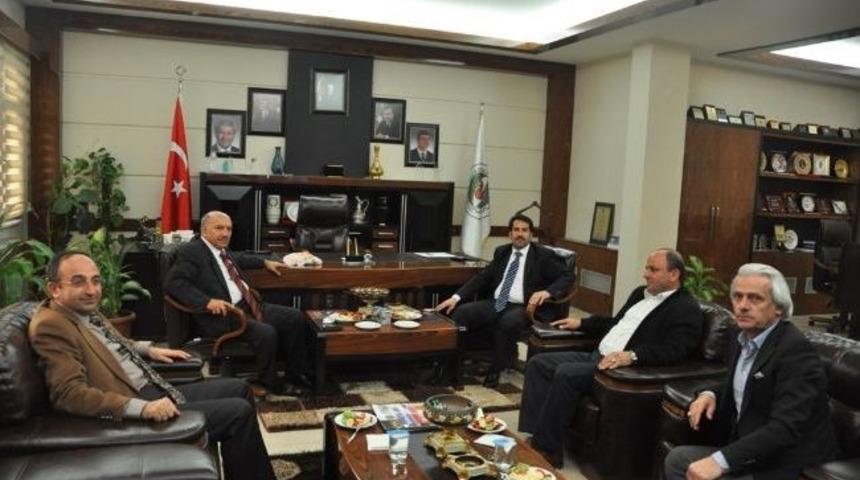 Kaymakam Karabulut Başkan Yaman&rsquo;ı Ziyaret Etti