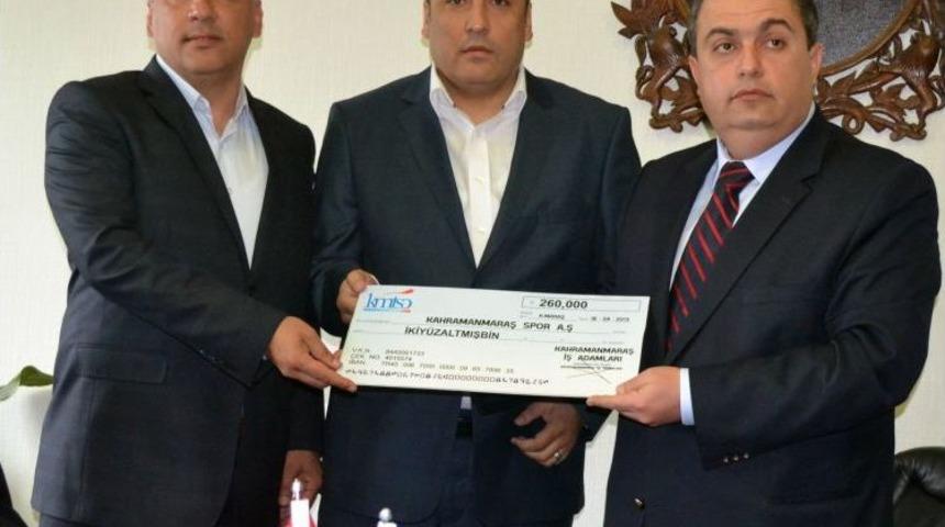 İşadamlarından Fatura Vizyon Kahramanmaraşspor'a Destek