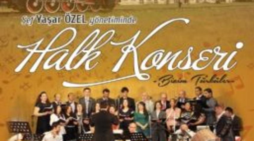 Belediyenin T&uuml;rk Halk M&uuml;ziği Topluluğu Semt Konserleri Verecek