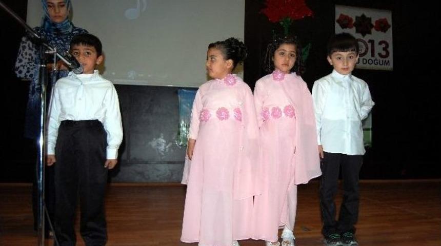 Ana Okulu &Ouml;ğrencilerinden Kutlu Doğumu Etkinliği