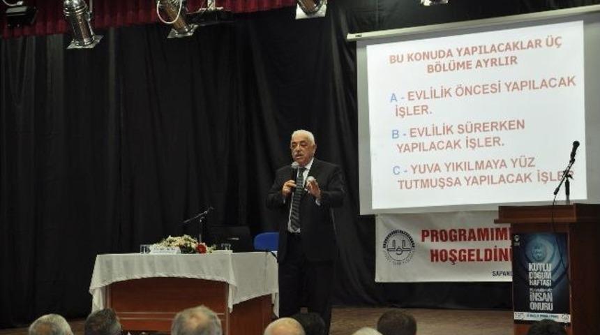 Sapanca&rsquo;da &lsquo;hz. Peygamber Ve İnsanlık Onuru&lsquo; Konulu Konferans Verildi