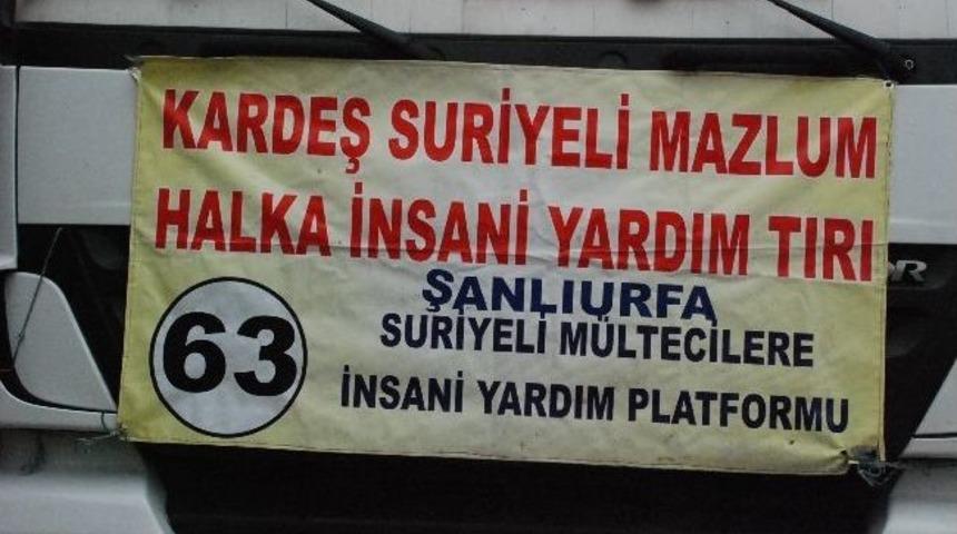 Suriye'ye Yardım Malzemeleri G&ouml;nderildi