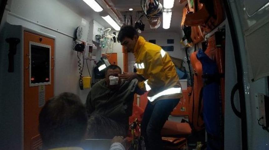 Darp Edilen Alkoll&uuml; Şahıs Hastanelik Oldu