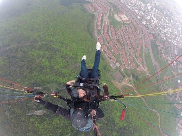 Dağcılar Uludağ dan Böyle Uçtu 2