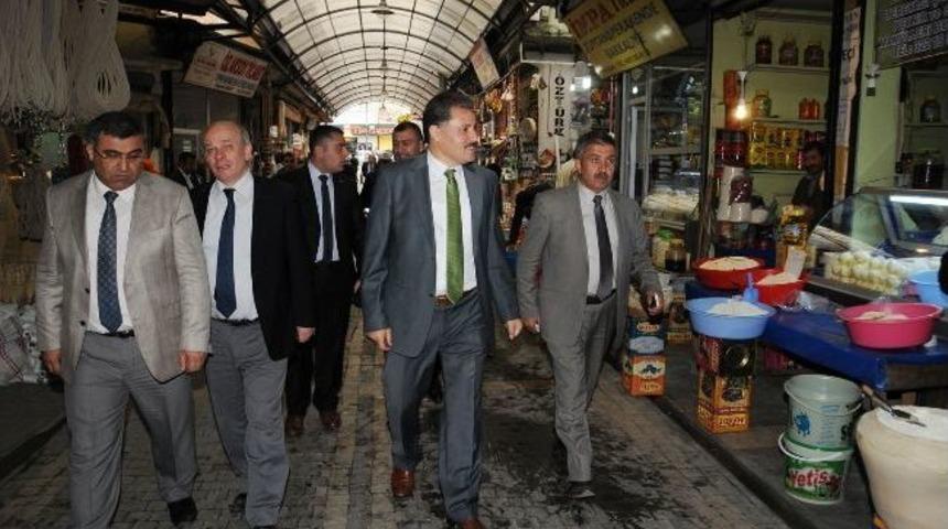 Malatya Belediye Başkanı Ahmet &Ccedil;akır Akpınar Esnafını Ziyaret Etti